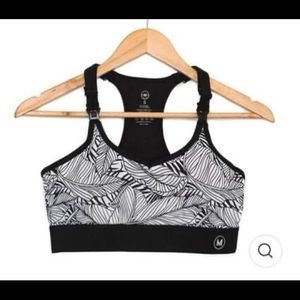 Milk boutique nursing crop palm print new
